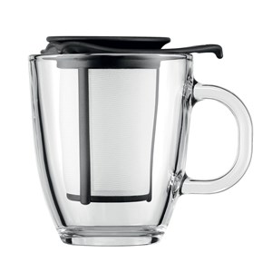 Bodum - set mug en verre yoyo filtre en